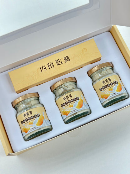 明馨園 - 原味牛奶燉花膠 (75g x 3樽）